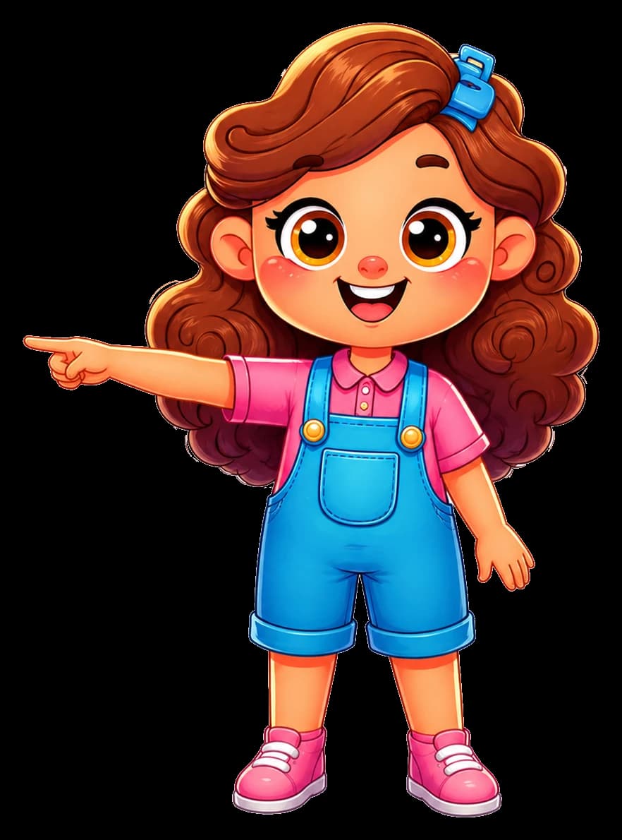 Personagem convidando a escolher um jogo