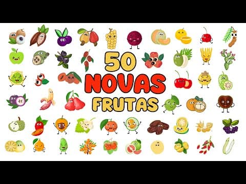 Miniatura do vídeo Aprendendo e descobrindo 50 novas frutas
